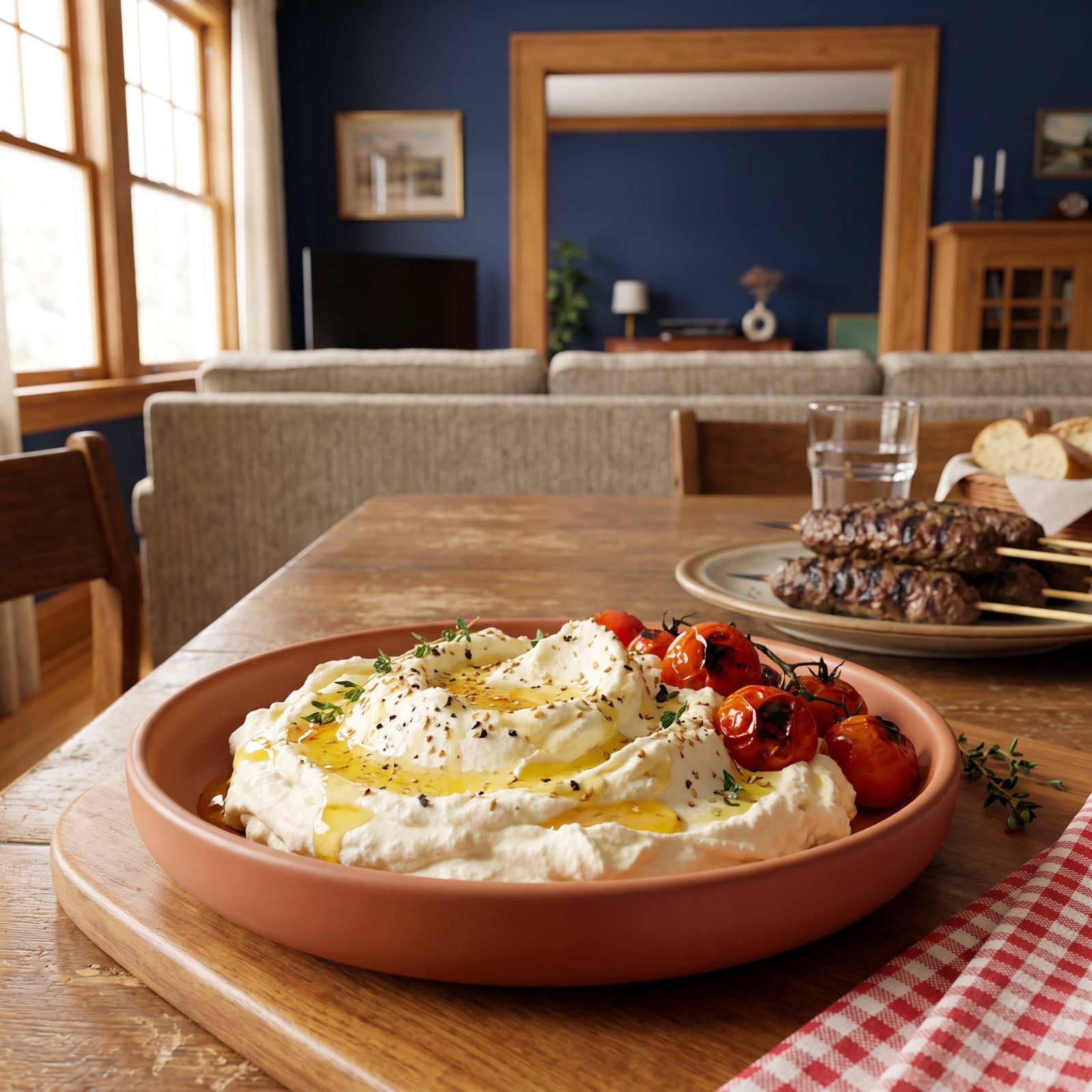 Beef Kofta Upstaged by Whipped Feta