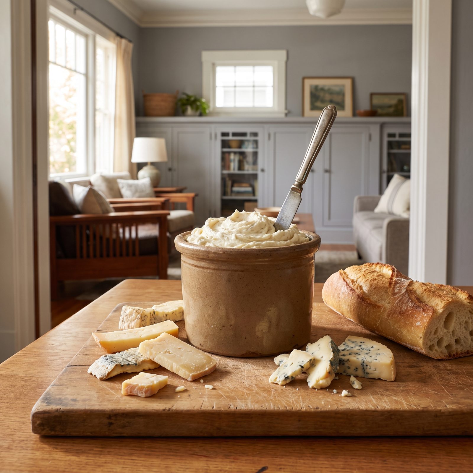 Blend Cheese Ends Into Fromage Fort
