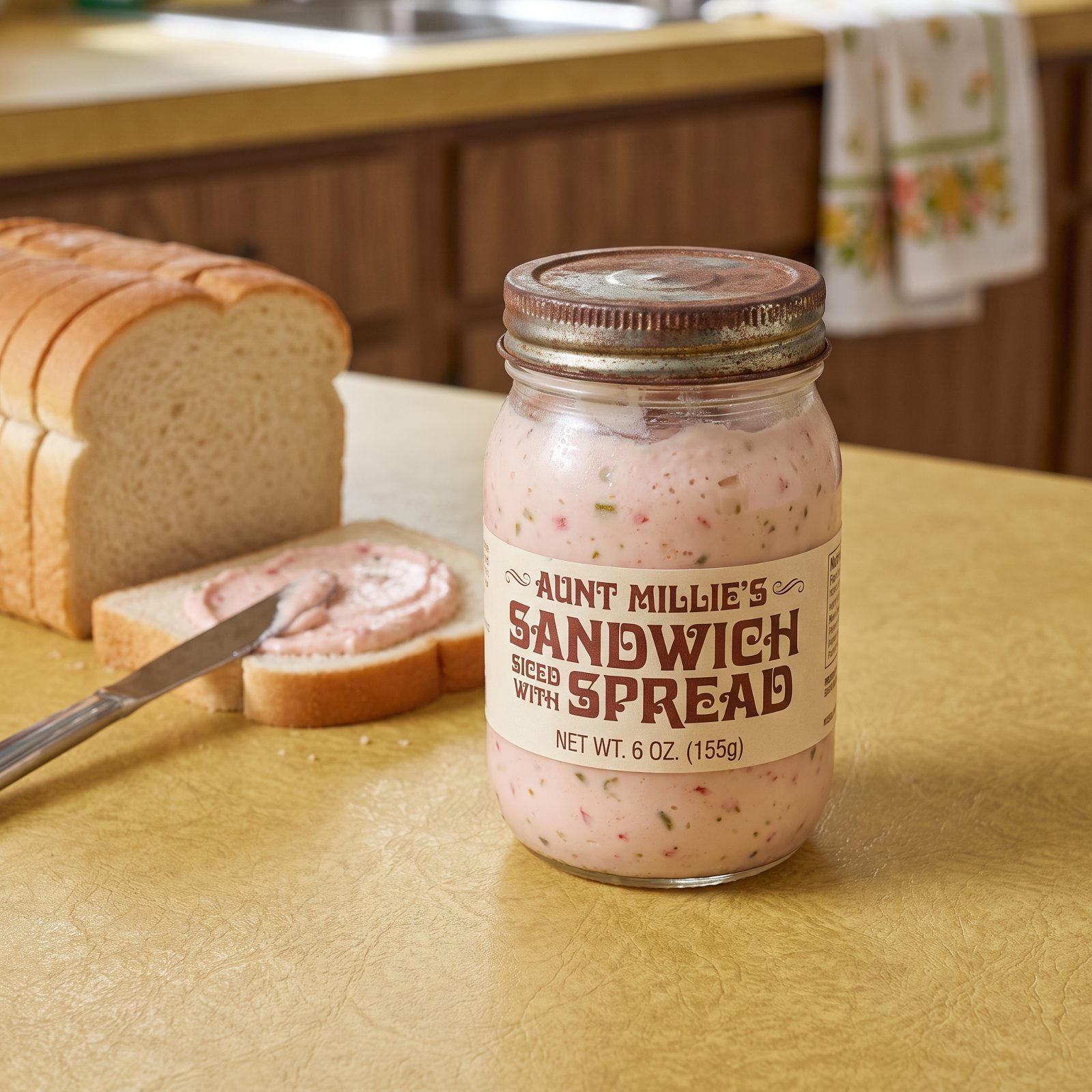 Bottled Sandwich Spread, the Pink-Flecked Jar in the Fridge Door