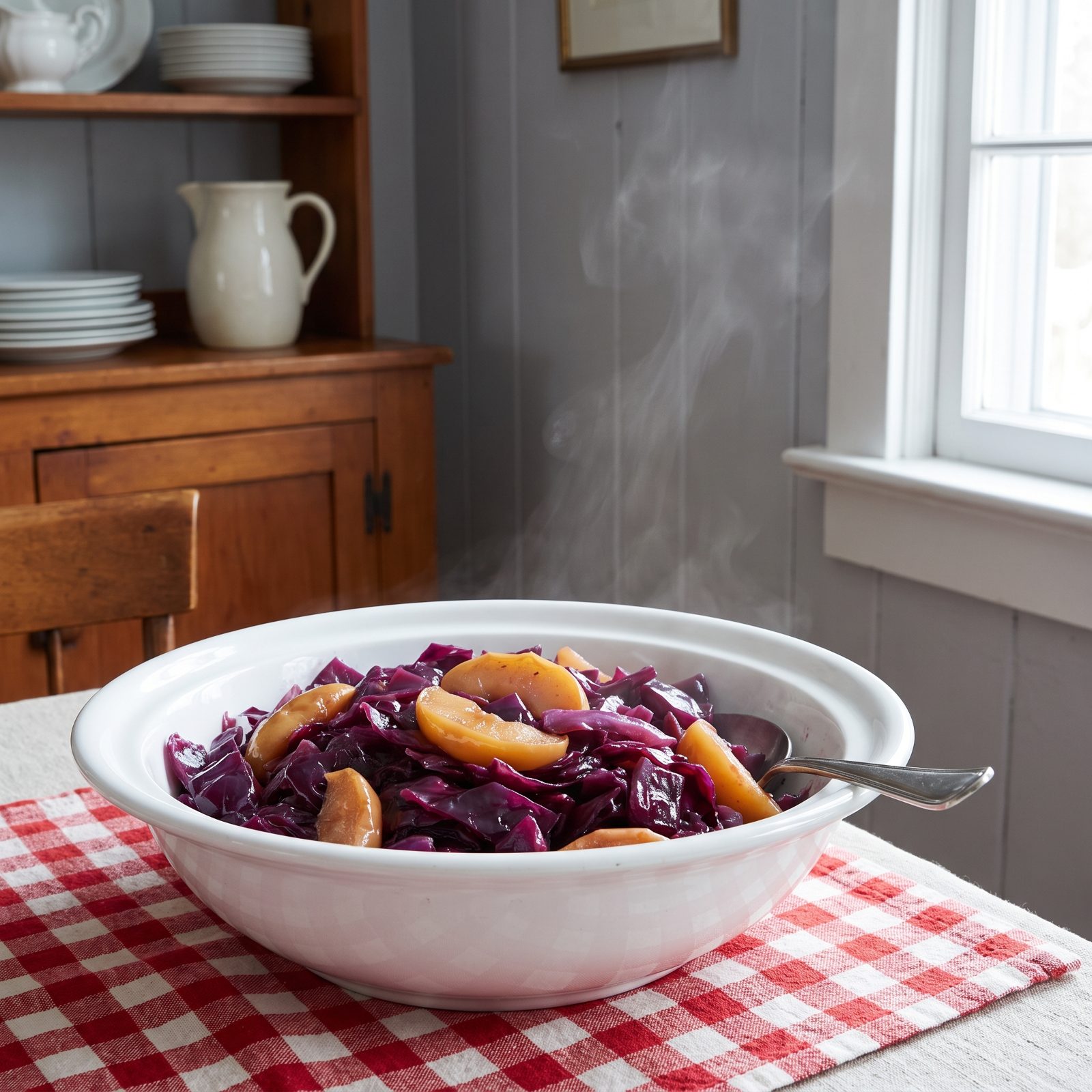 Braised Red Cabbage With Apples