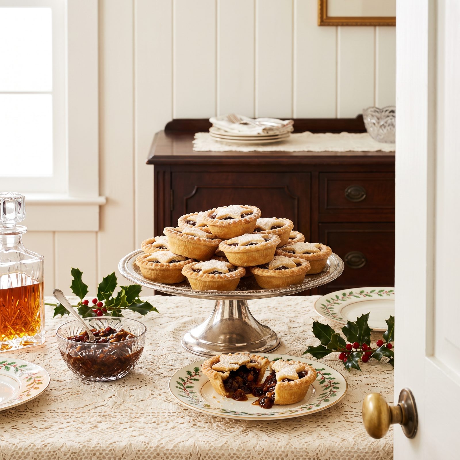 Brandied Mince Pies With Suet Filling