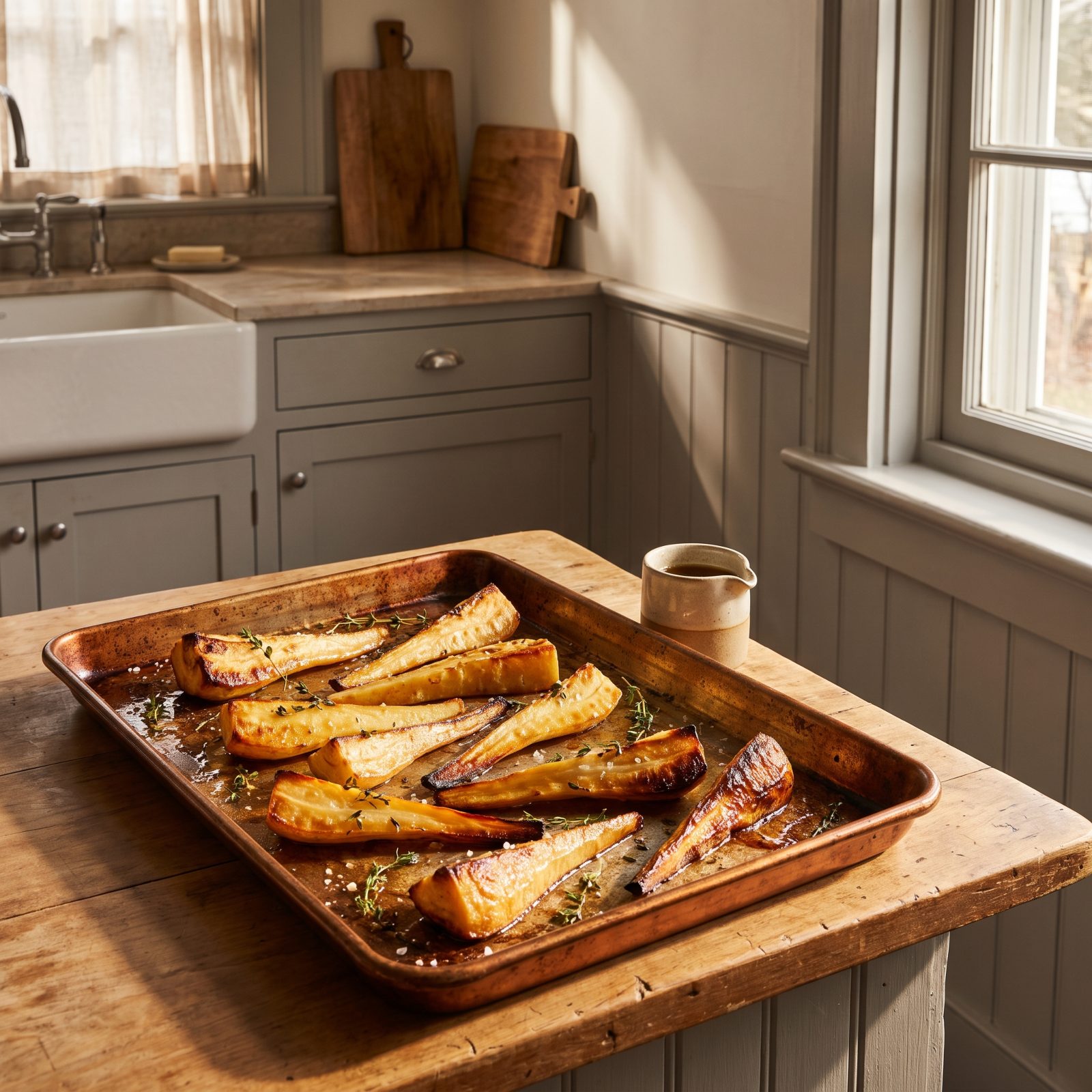 Brown-Butter Roasted Parsnips, The Carrot's Sweeter Cousin