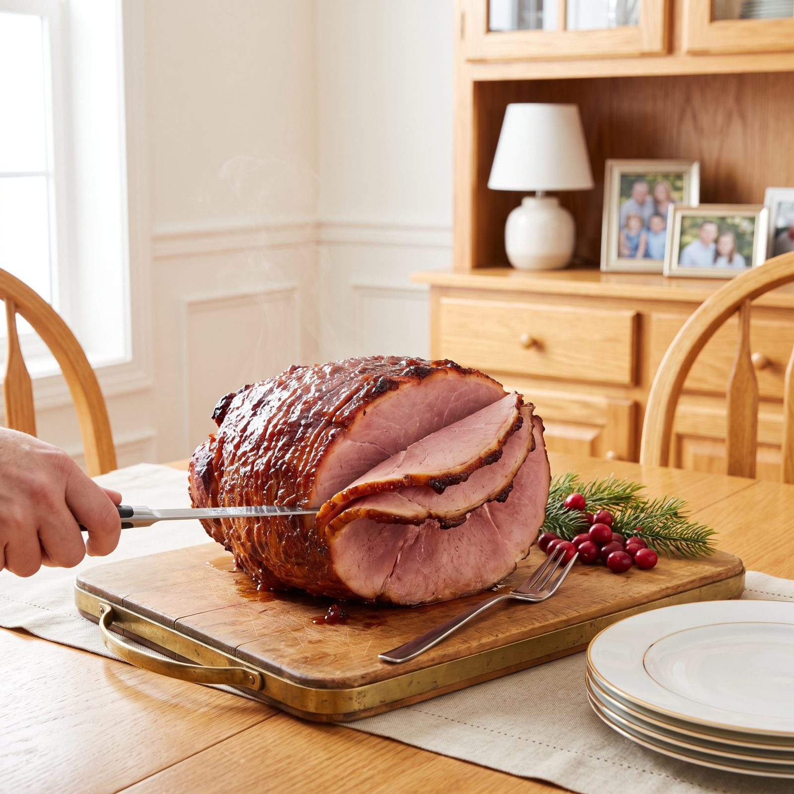 Brown Sugar, Glazed Spiral Ham