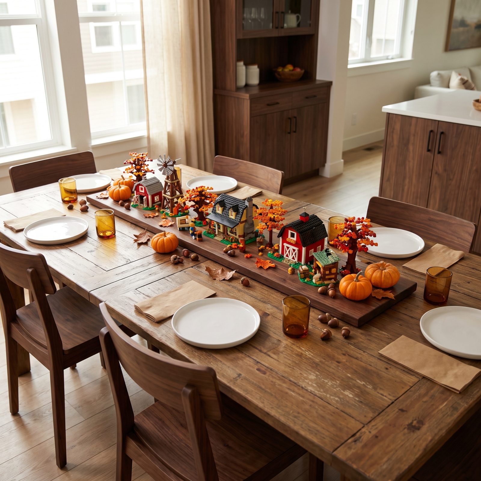 The Building-Block Harvest Village