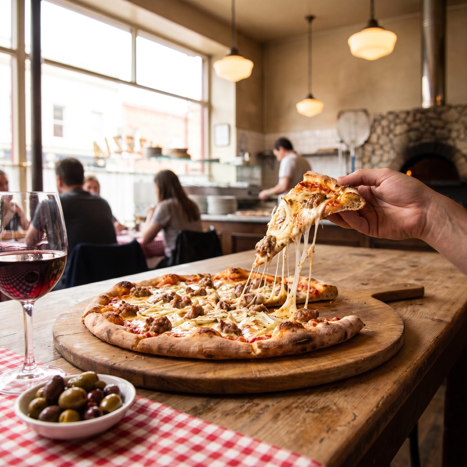 A Bulb of Fennel Becomes Sausage and Fennel Pizza