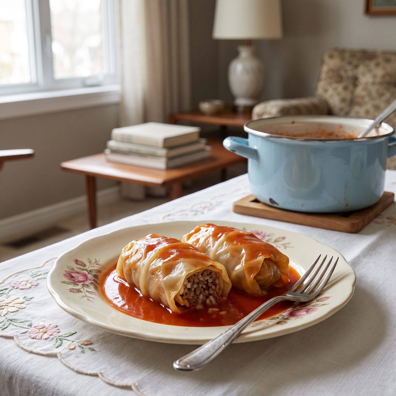 Cabbage Rolls in Tomato Sauce, the All-Day Project