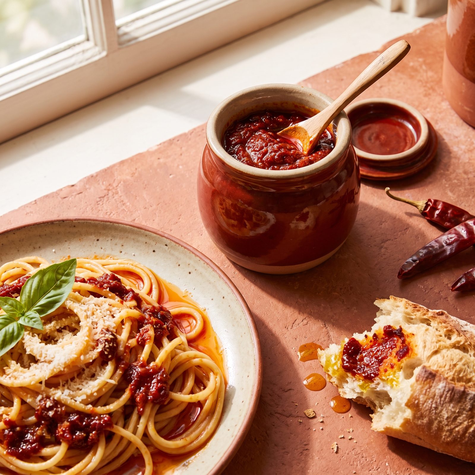 Calabrian Chile Paste for One-Spoon Heat