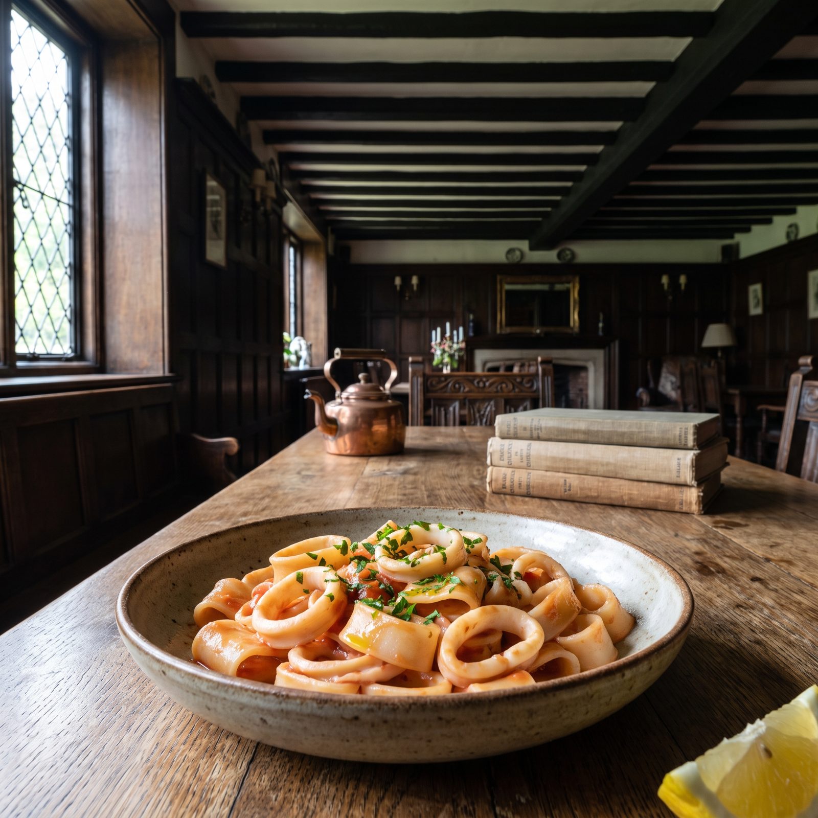 Calamarata With Tender Squid