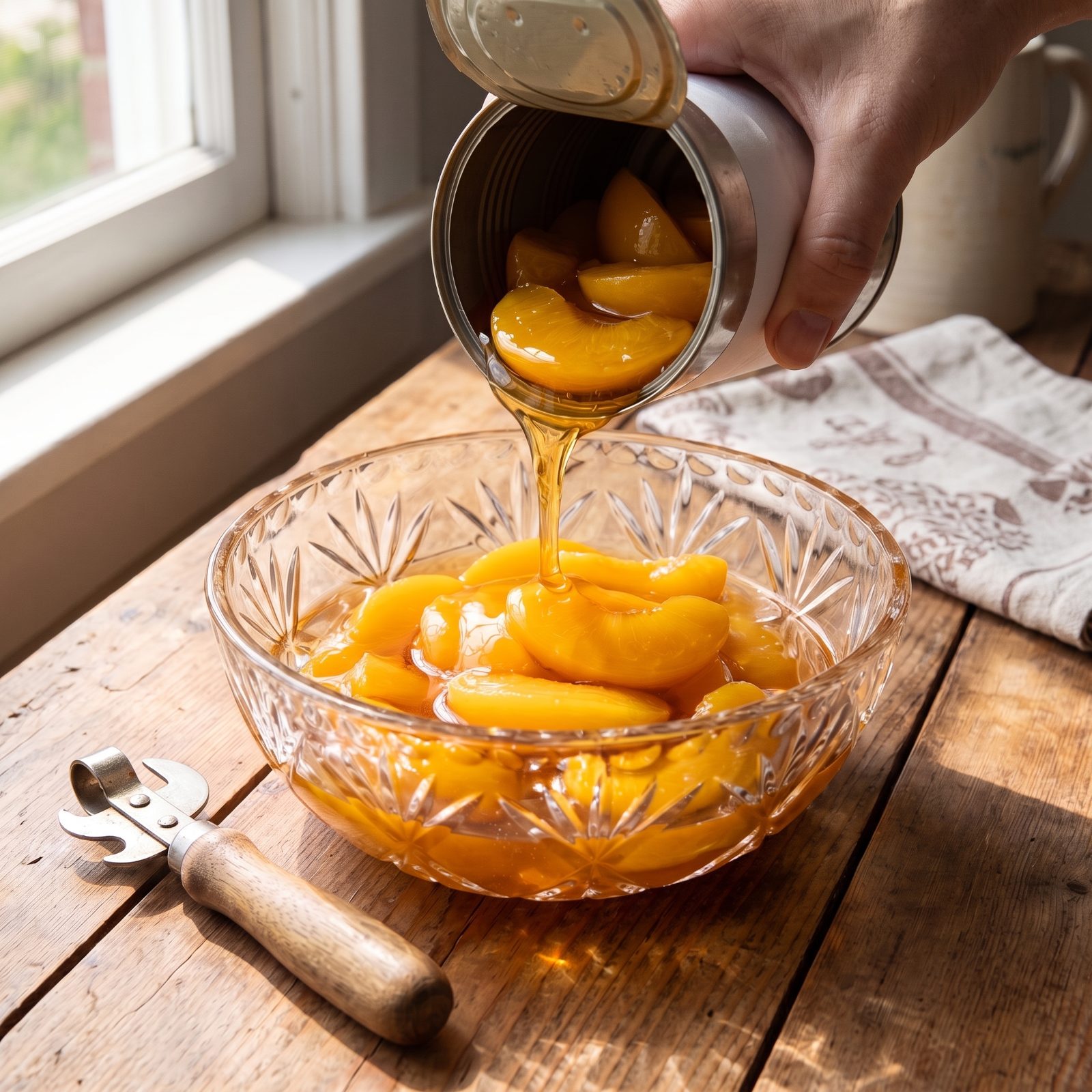 A Can of Sliced Peaches