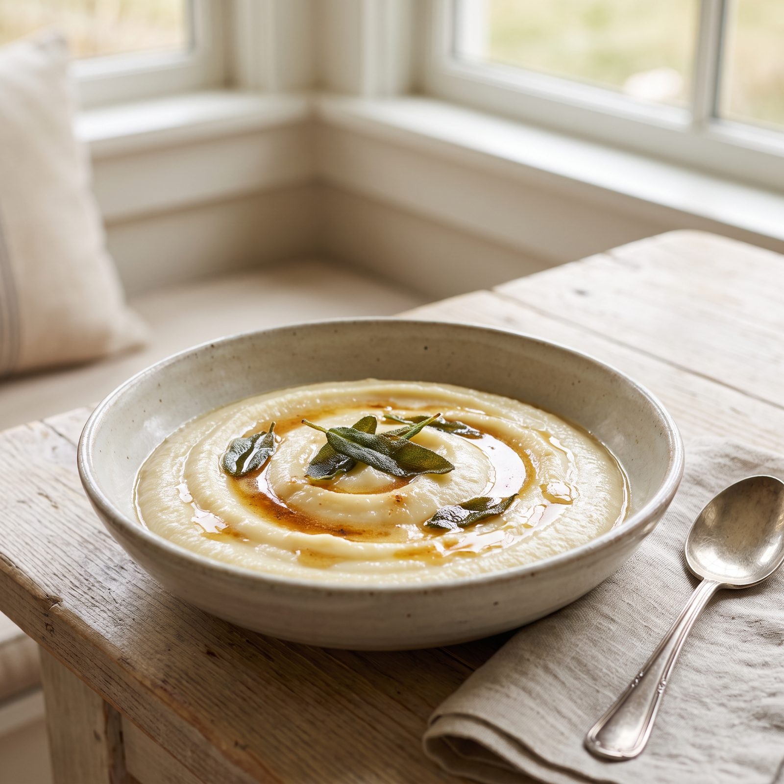 Celery Root Purée With Brown Butter