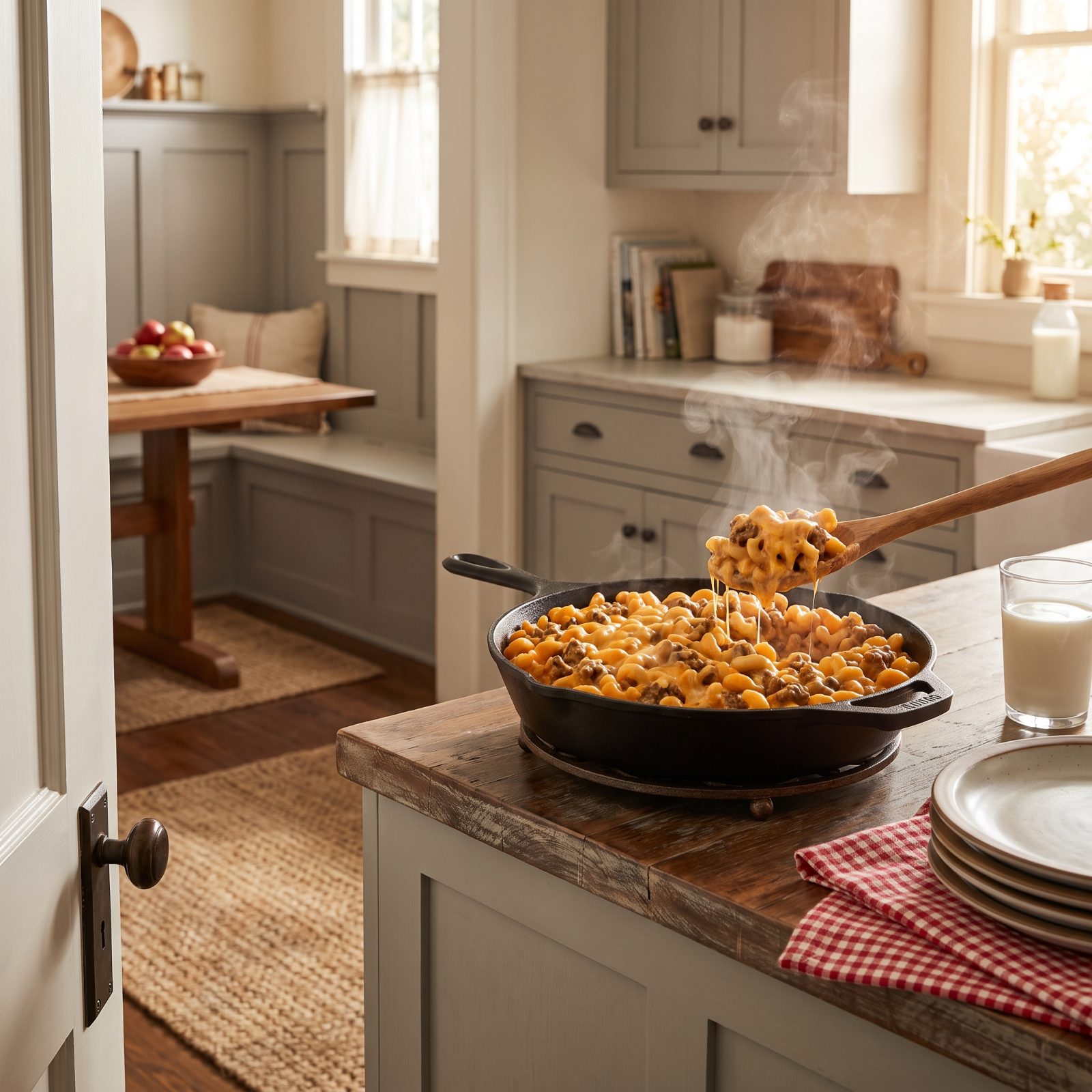 Cheeseburger Helper Straight From the Skillet