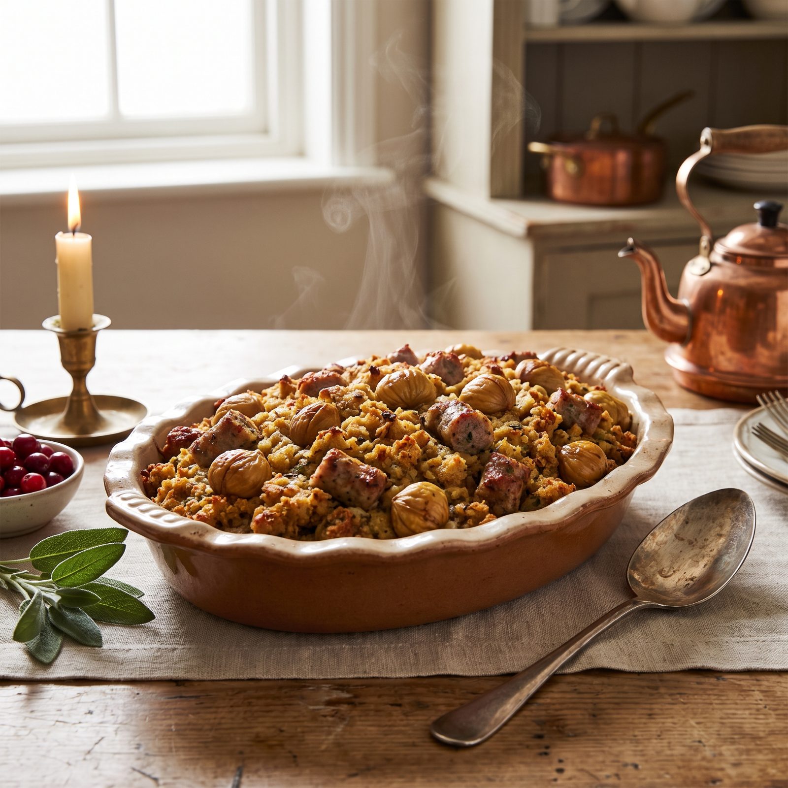 Chestnut and Sausage Stuffing