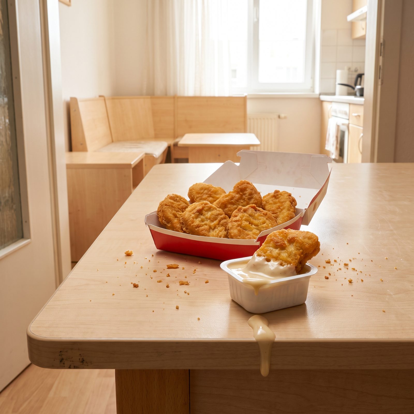 Chicken Nuggets With One Sauce and No Substitutions