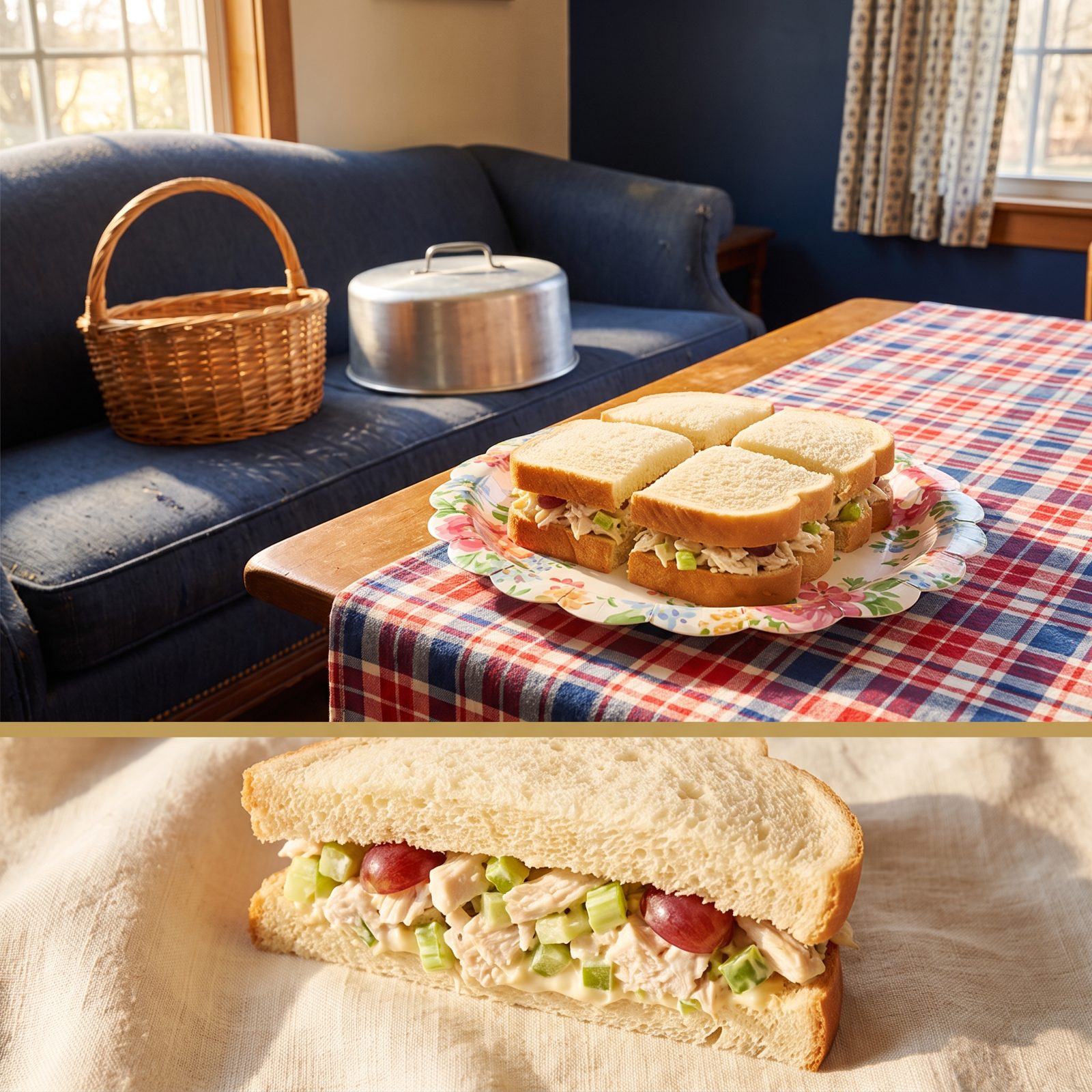 Chicken Salad with Celery and Mayonnaise