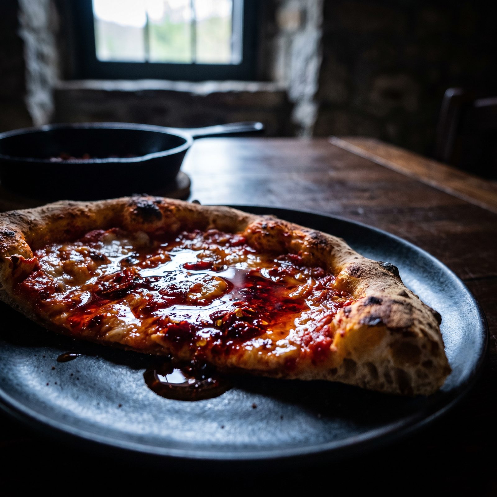 Chili Pizza With Calabrian Chile Oil