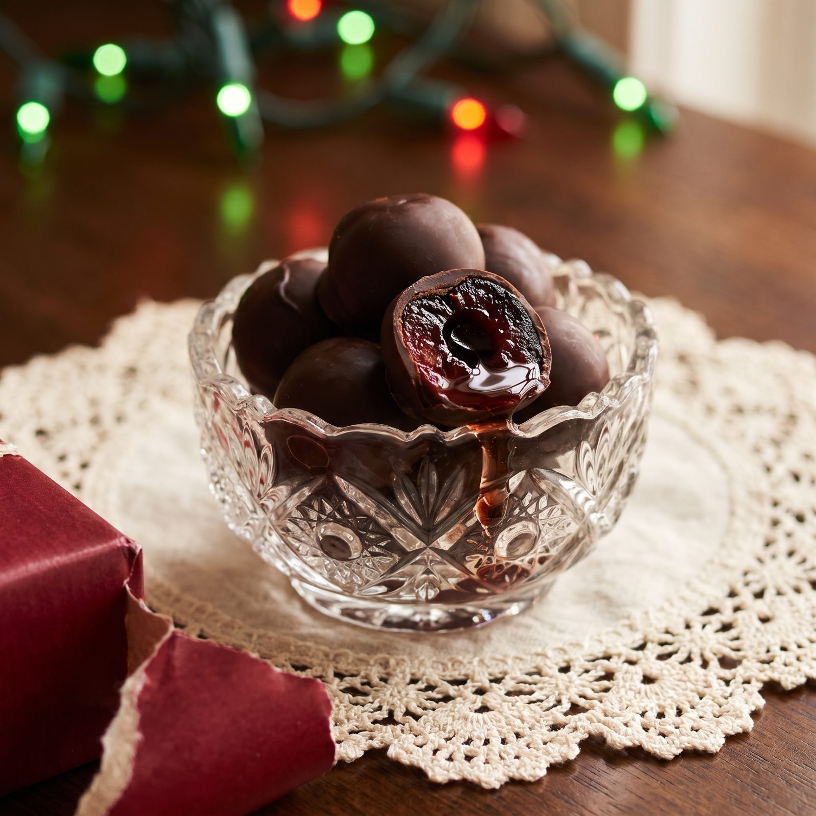 Chocolate-Covered Cherries With Liquid Centers