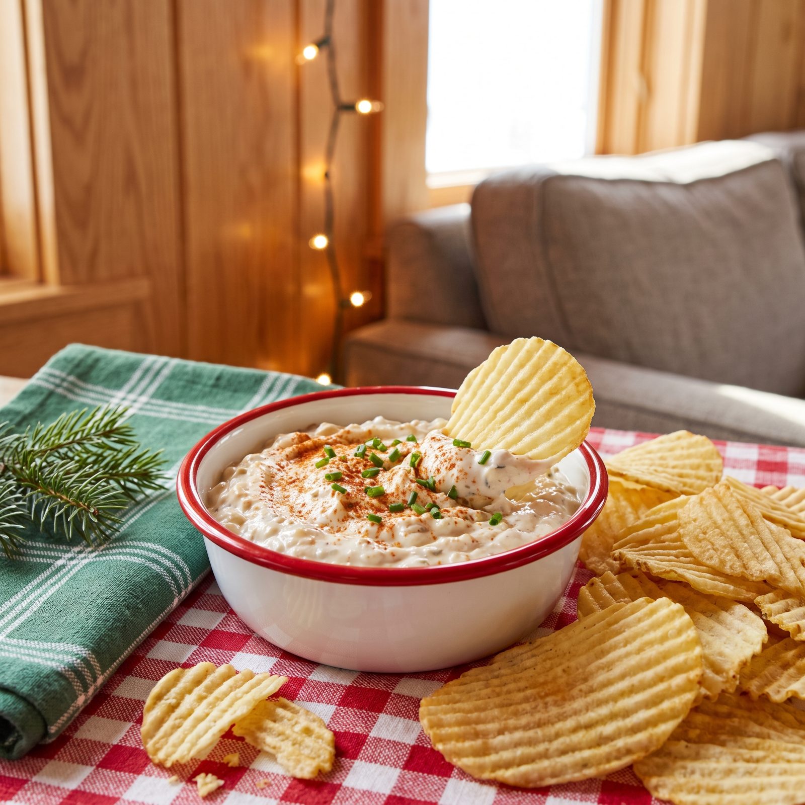 Clam Dip With Potato Chips, the Reliable Survivor