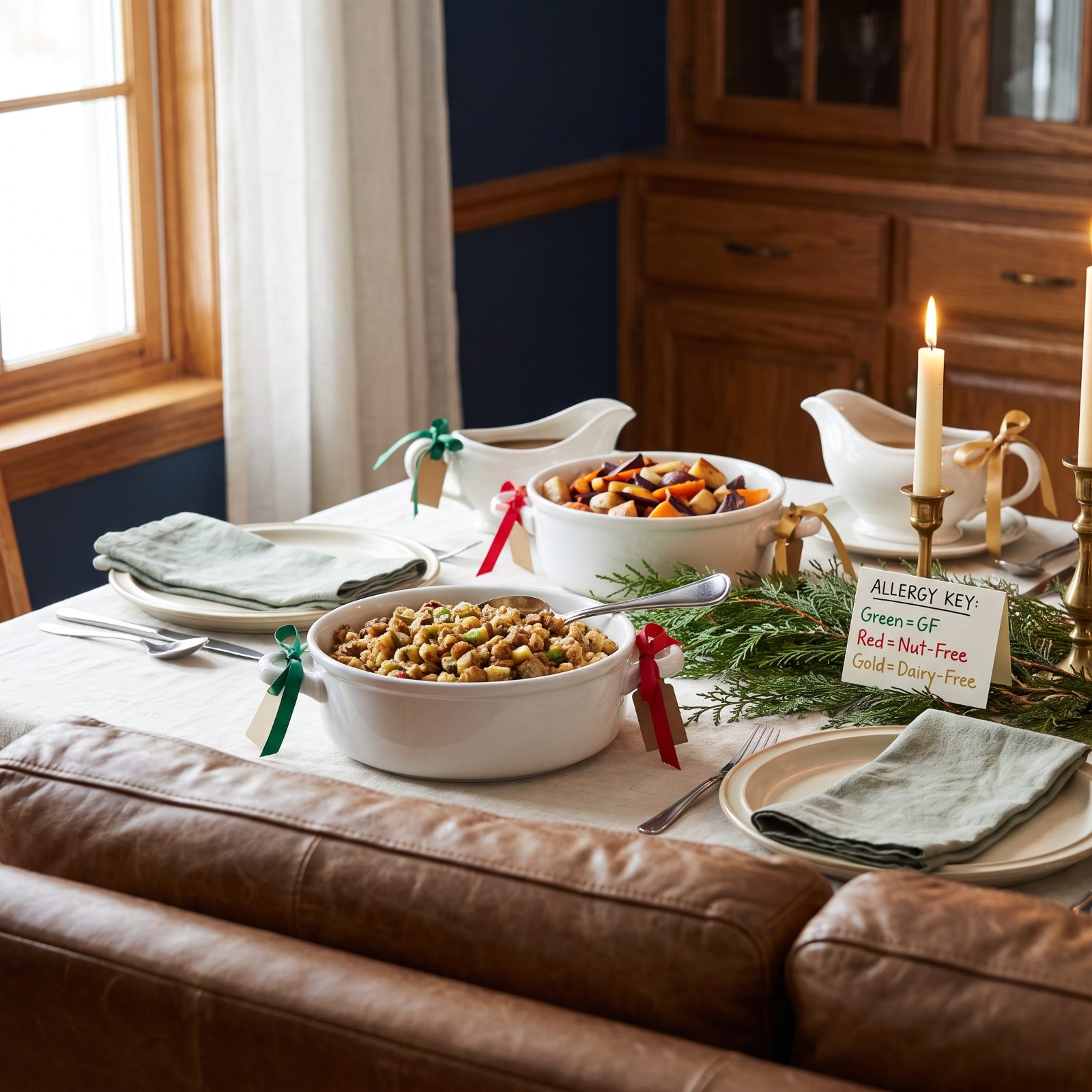 Color-Coded Dishes That Keep Allergy Servings Safe