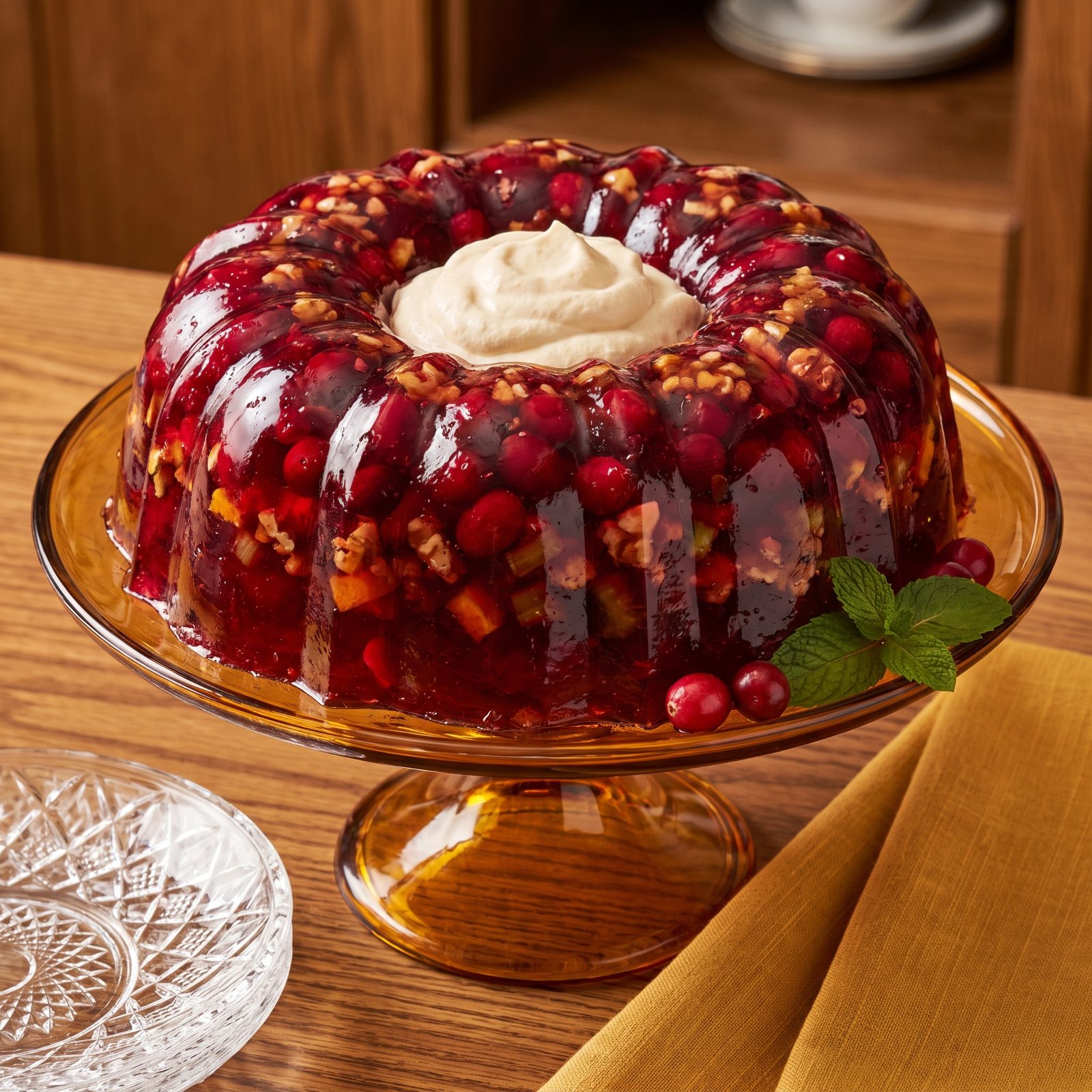 Cranberry Gelatin Mold