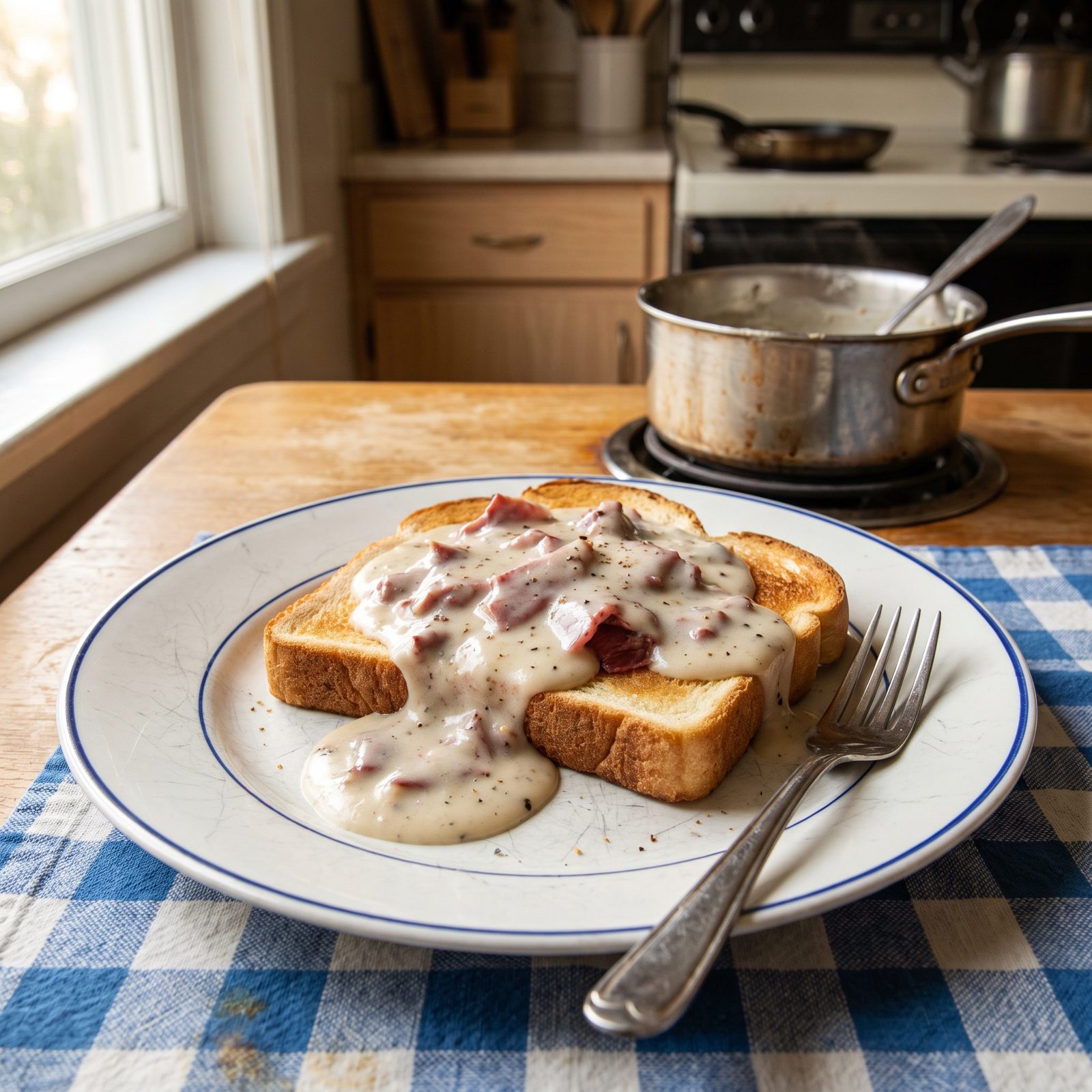 Creamed Chipped Beef on Toast, the Breakfast That Fed Armies