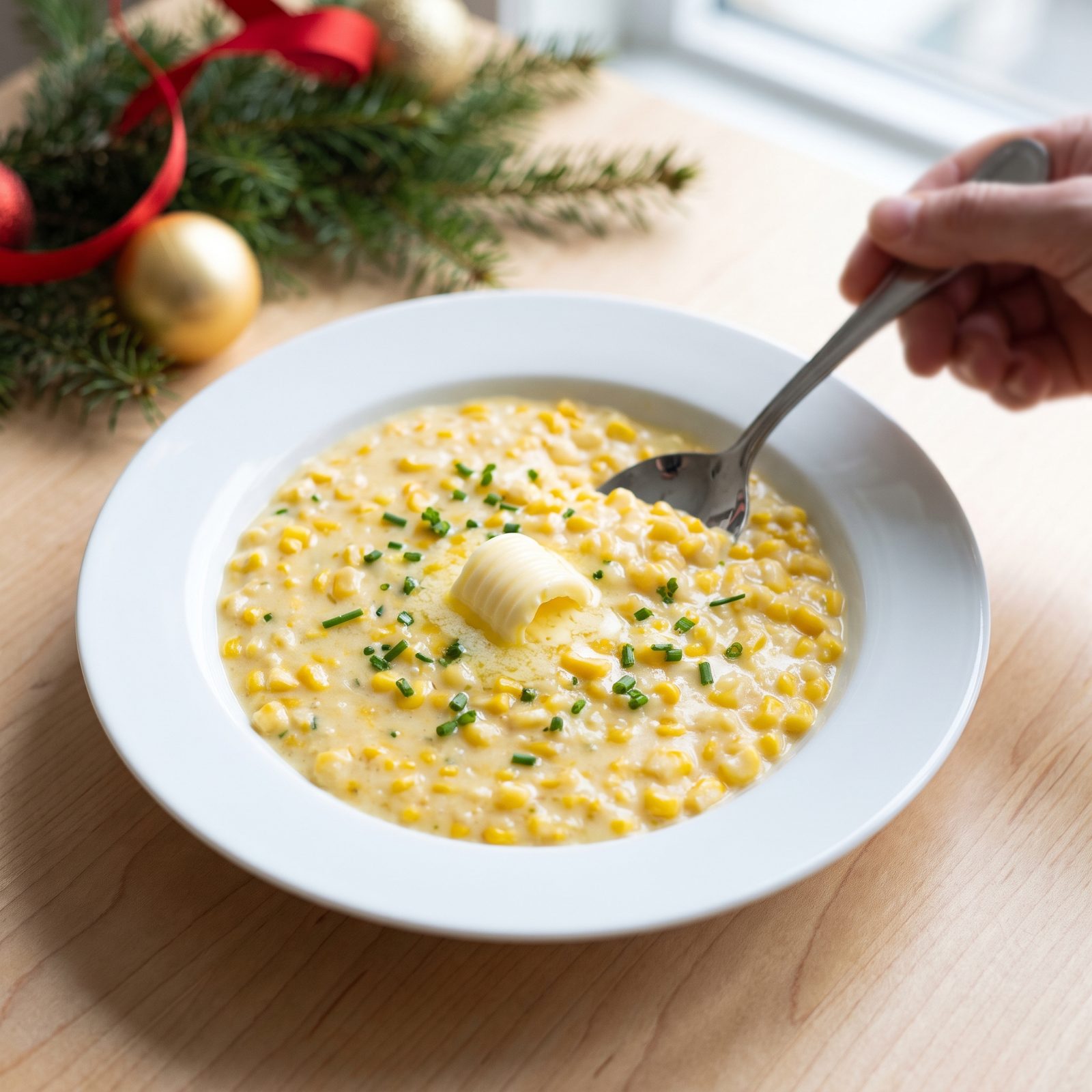 Creamed Corn With Chives, the Sleeper Hit of the Buffet