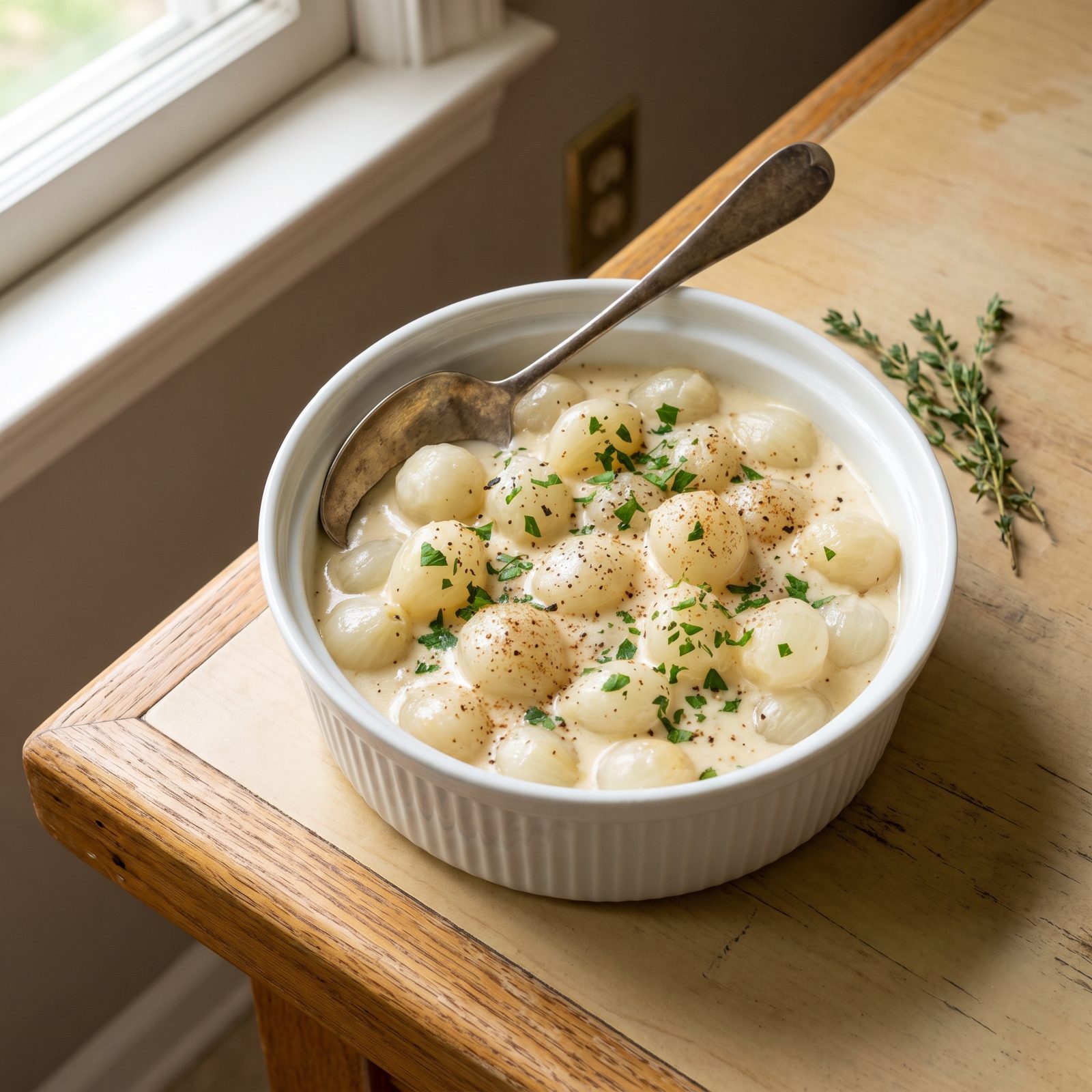 Creamed Pearl Onions, The Old-Fashioned Side Nobody Makes Anymore