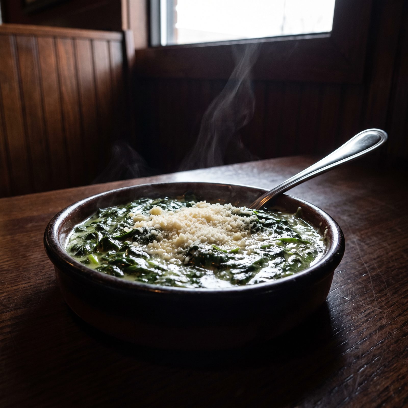 Creamed Spinach With Parmesan