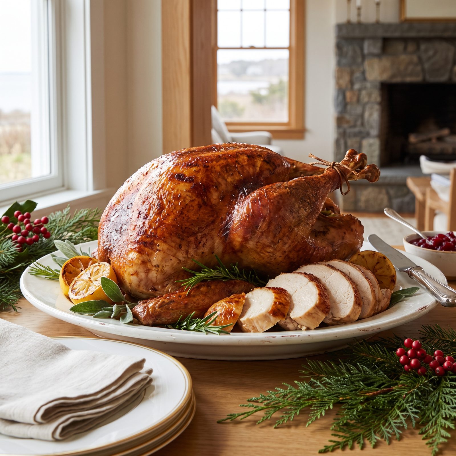 Crisp-Skinned Roast Turkey