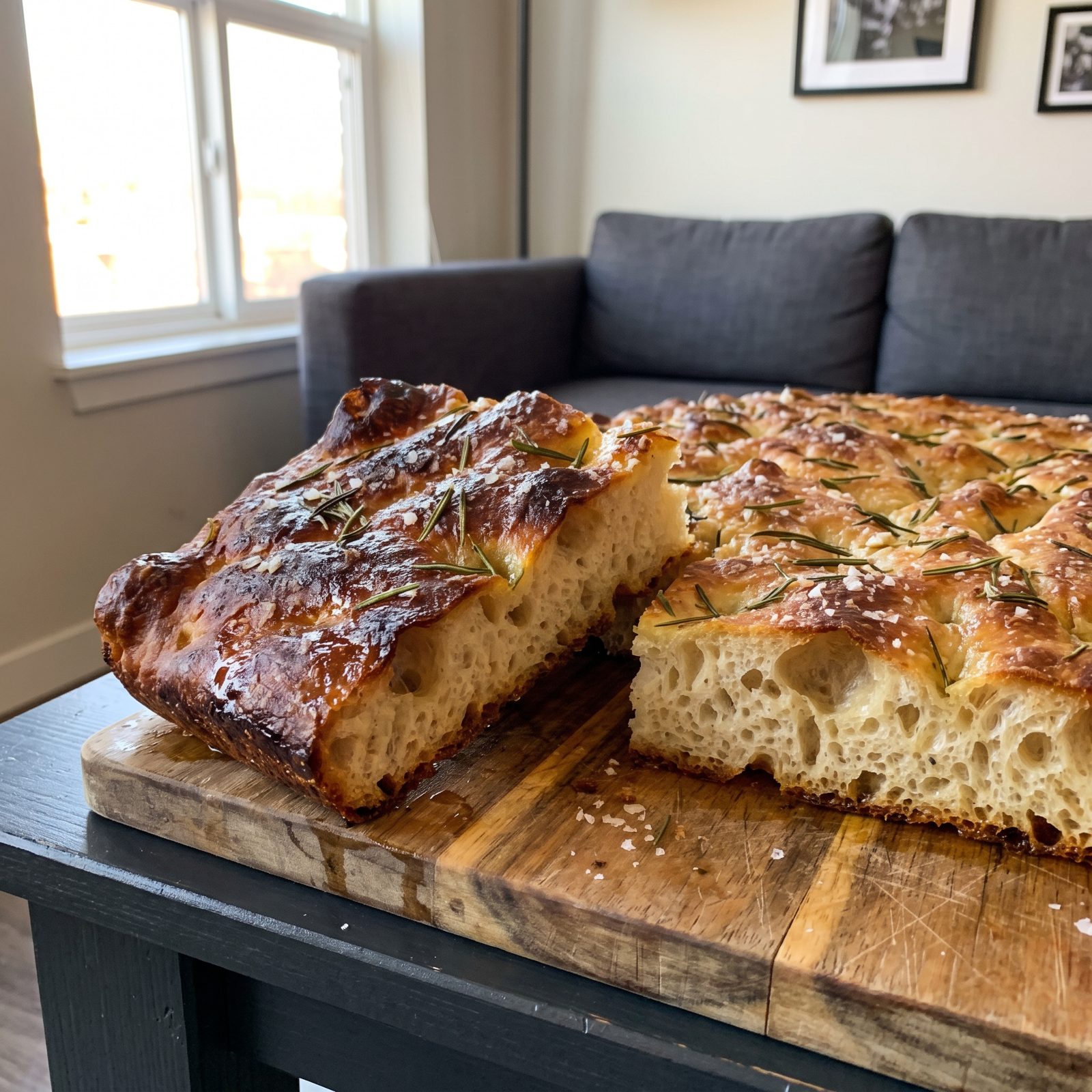 The Dark Corner Pieces of Focaccia