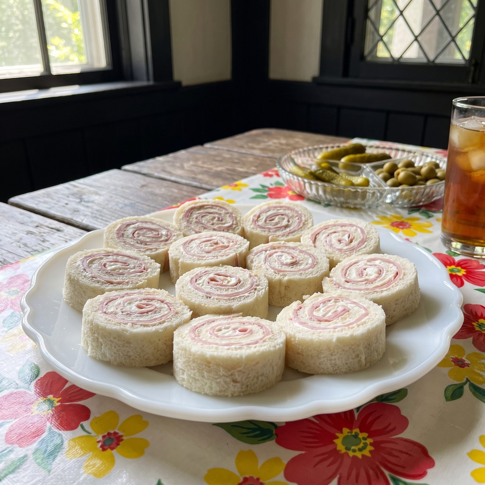 Deviled-Ham Pinwheels Made With Sandwich Bread