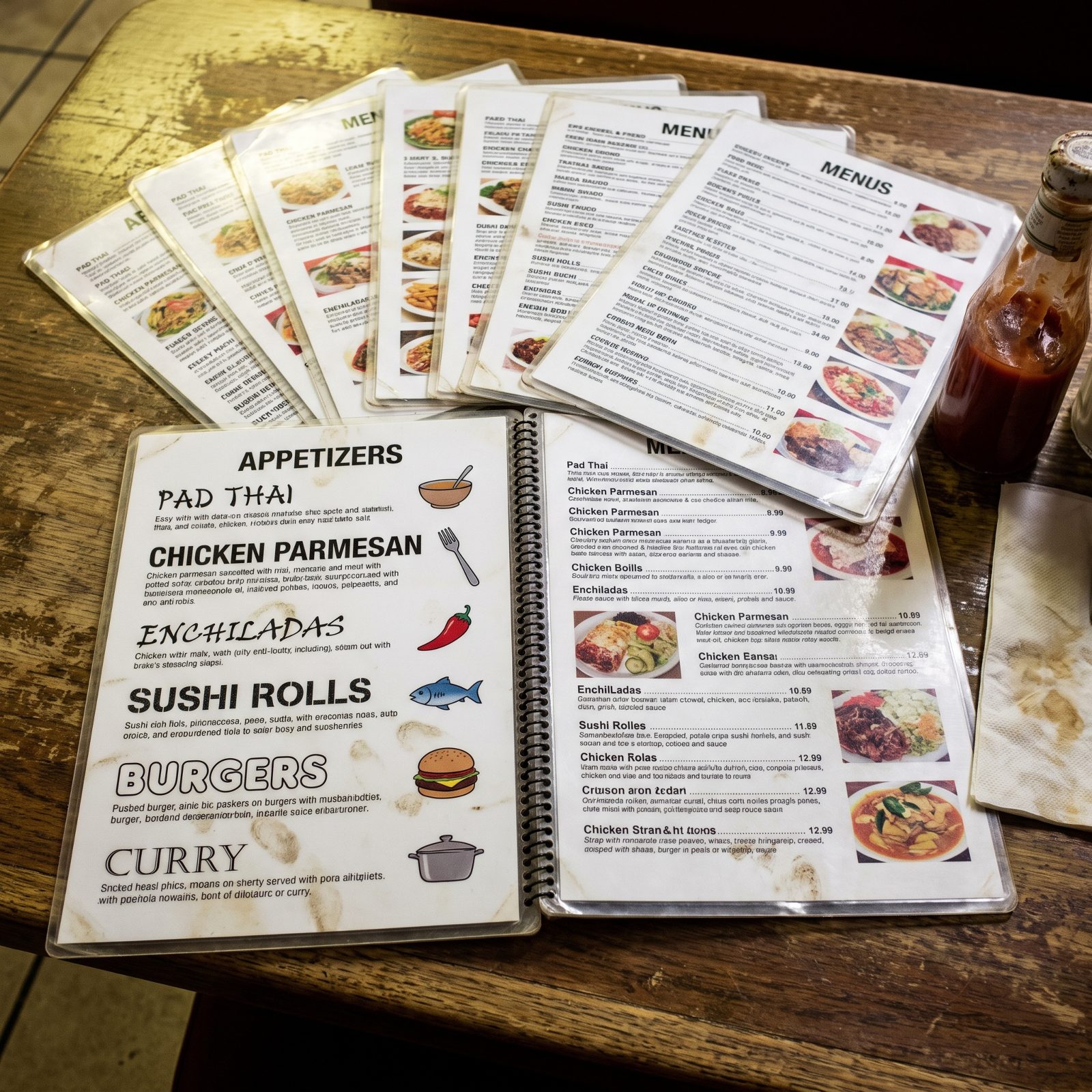 Doesn't Care: The Eight-Page Menu That Crosses Six Cuisines