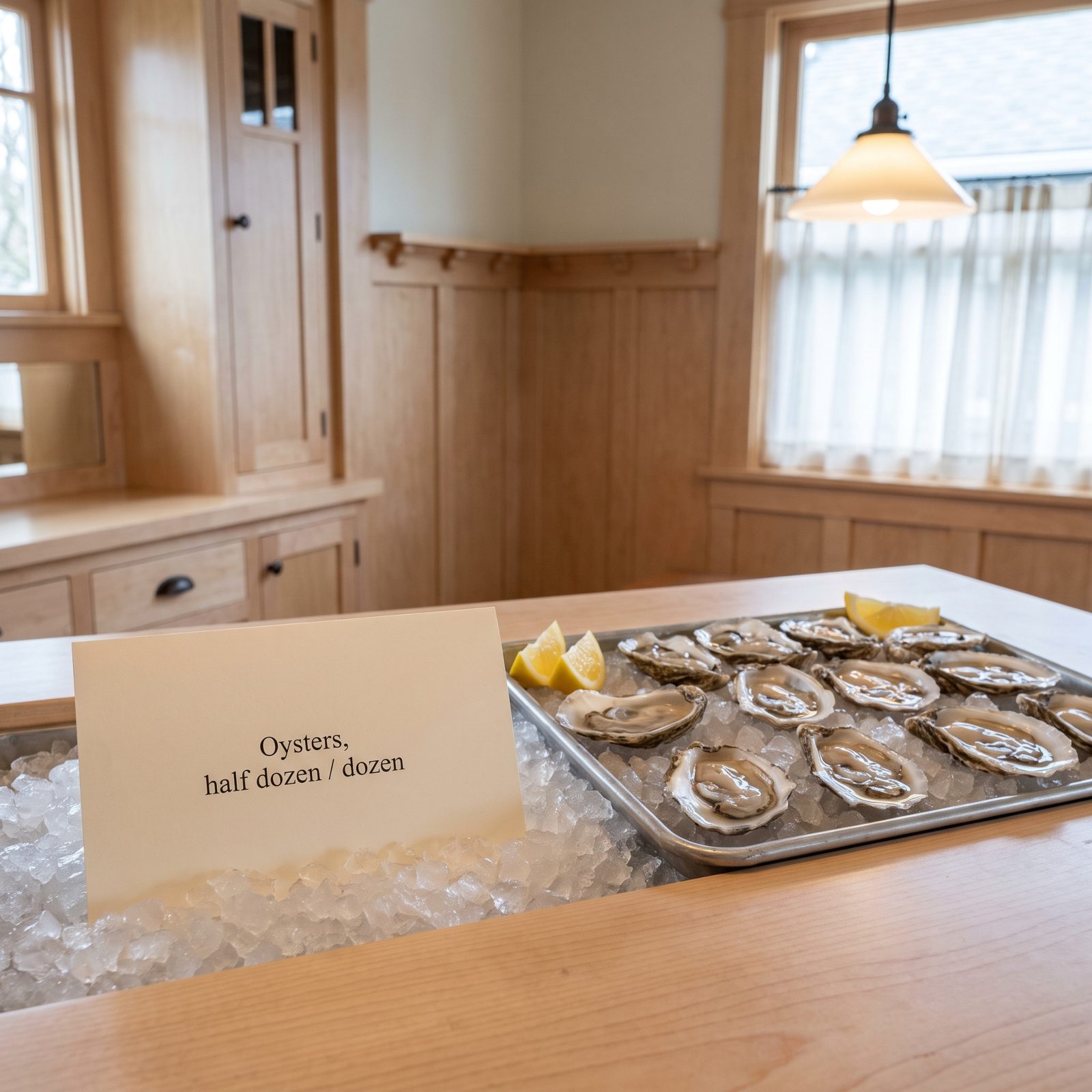 Doesn't Care: A Raw Bar With No Oyster Names or Origins