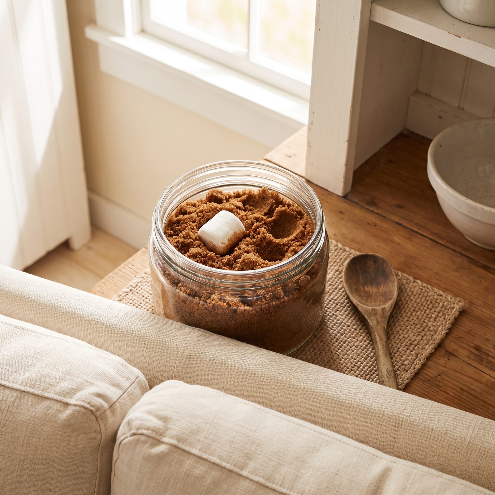 Drop a Marshmallow Into Your Brown Sugar So It Never Turns to Brick