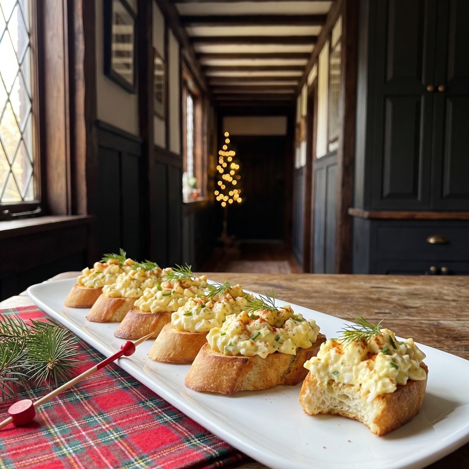 Egg Salad Crostini for the Plain-Food Lovers