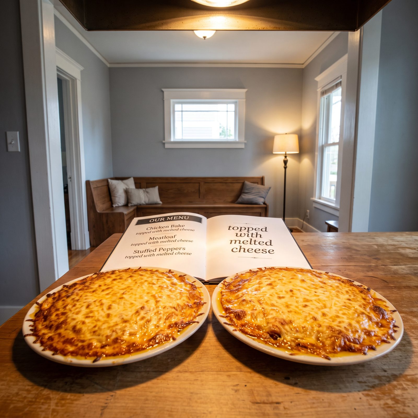 Every Entrée Buried Under the Same Melted Cheese Blend