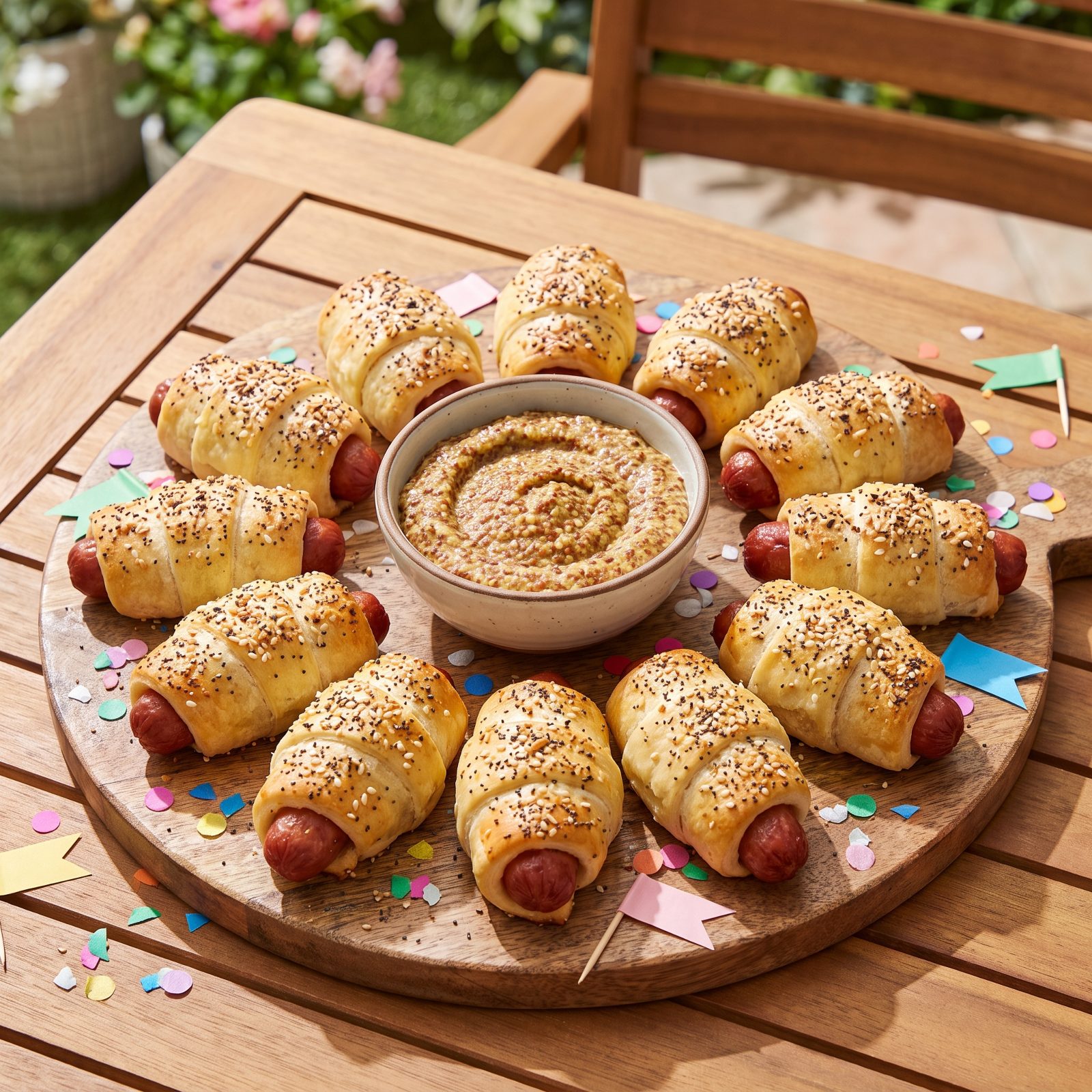 Everything-Bagel Pigs in a Blanket