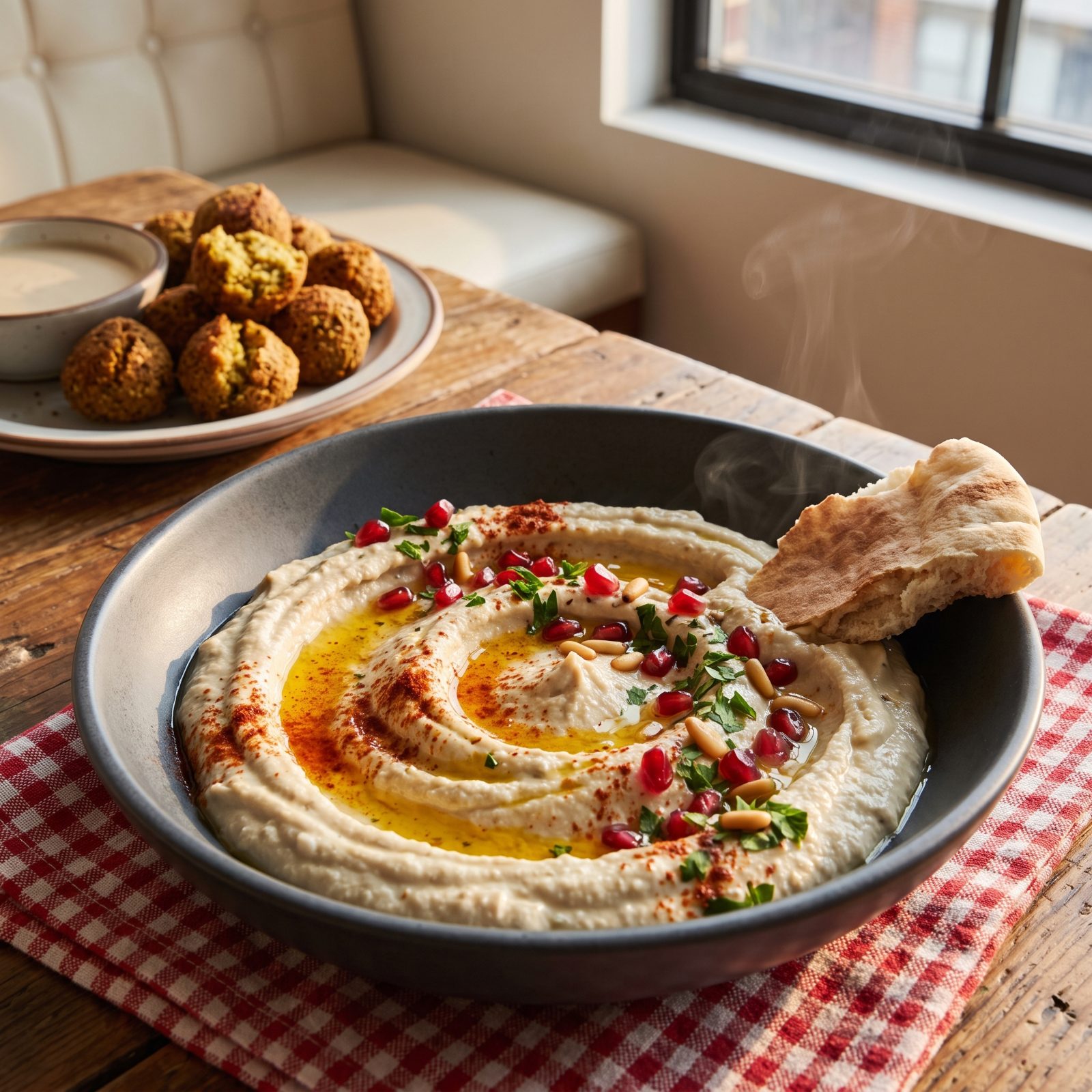 Falafel Upstaged by Smoky Baba Ghanoush