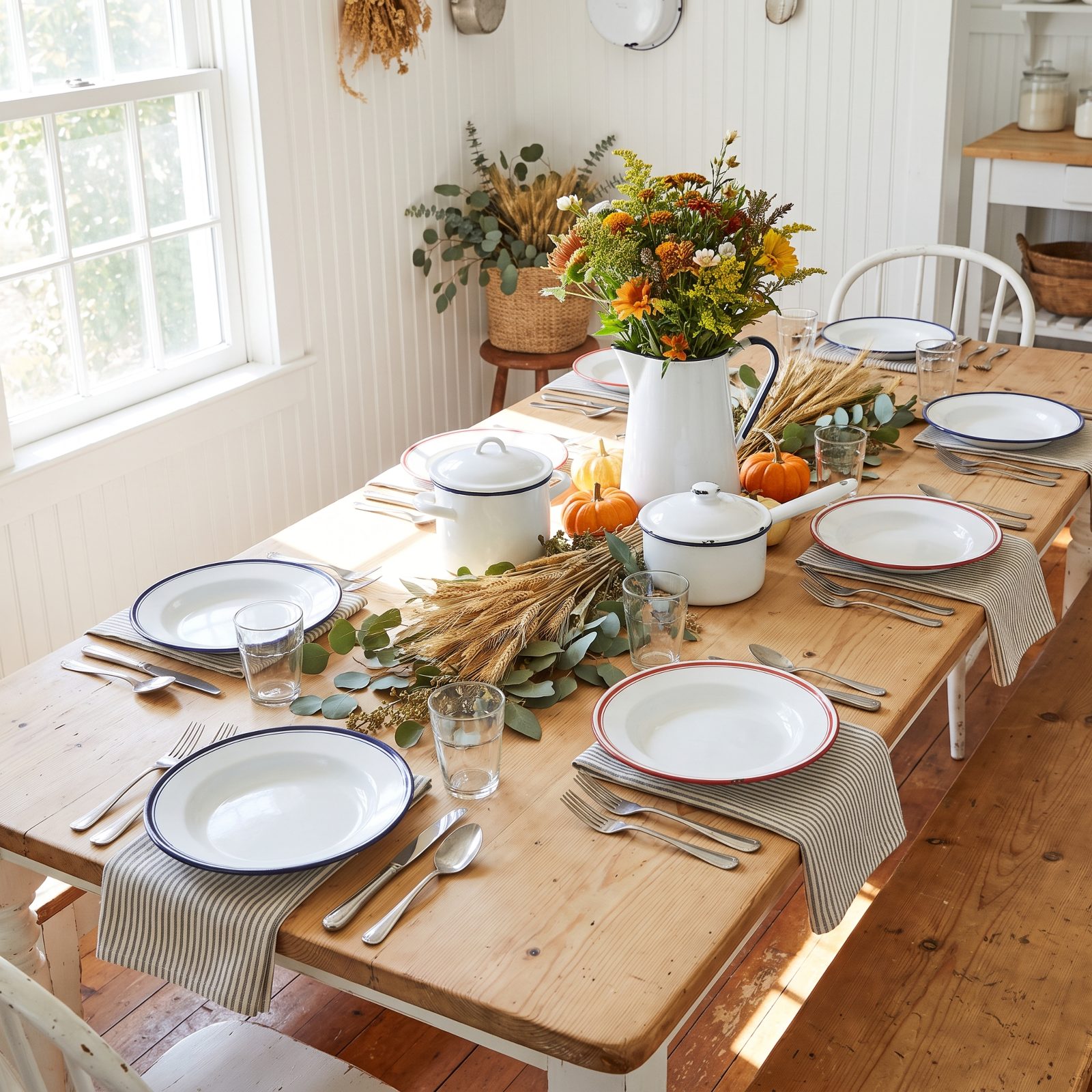 The Farmhouse Enamelware Table