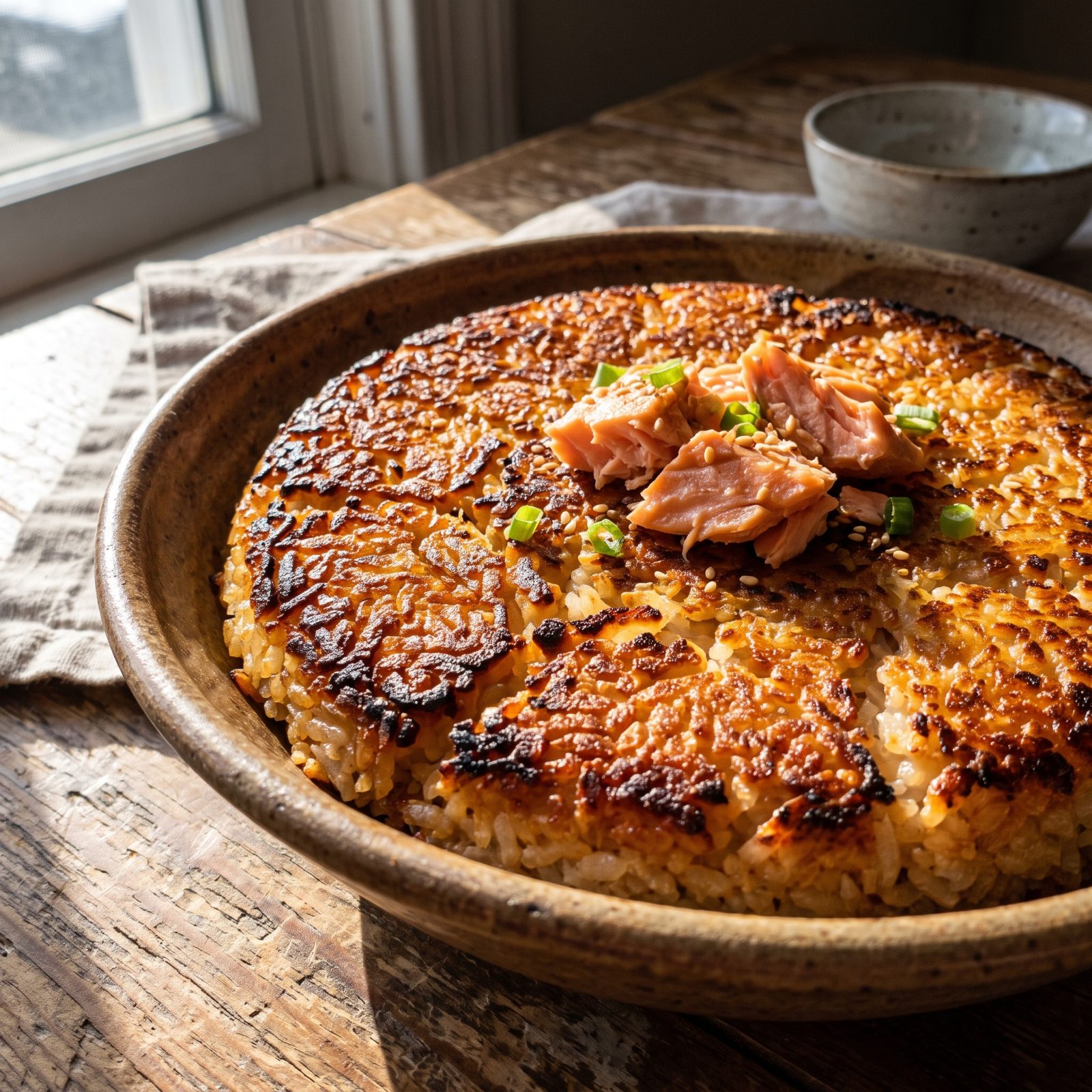 A Fillet of Salmon Becomes Crispy Rice Bowls