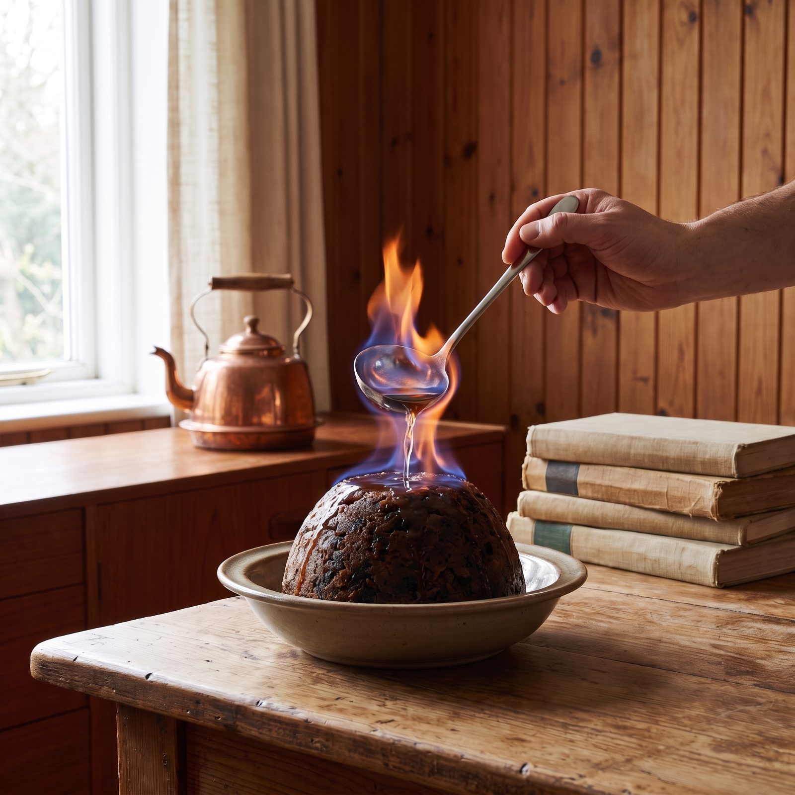 Flaming Steamed Plum Pudding, the Dessert That Arrived On Fire