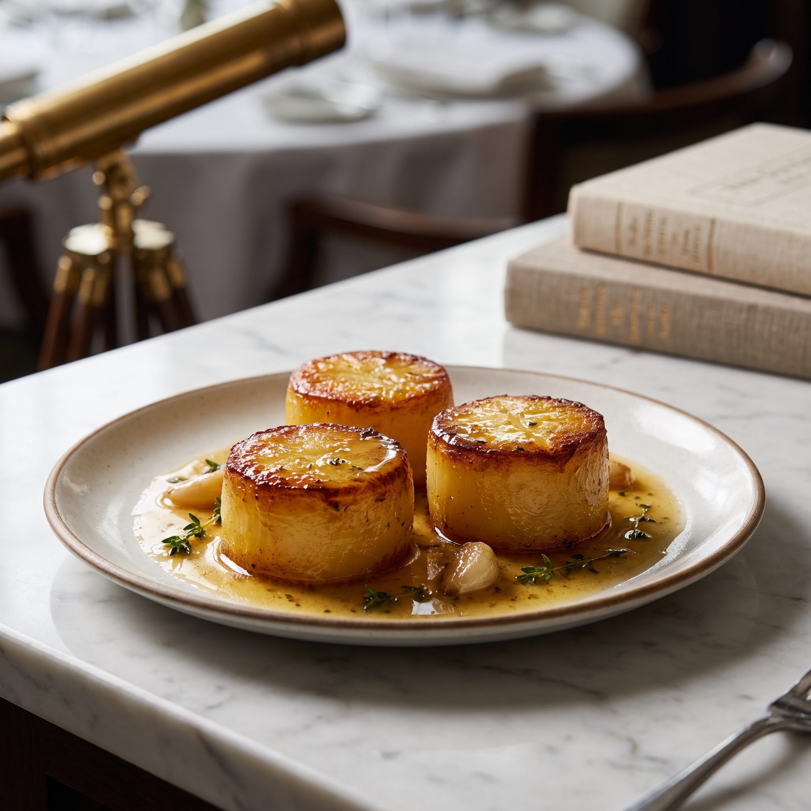 Fondant Potatoes With Garlic and Thyme