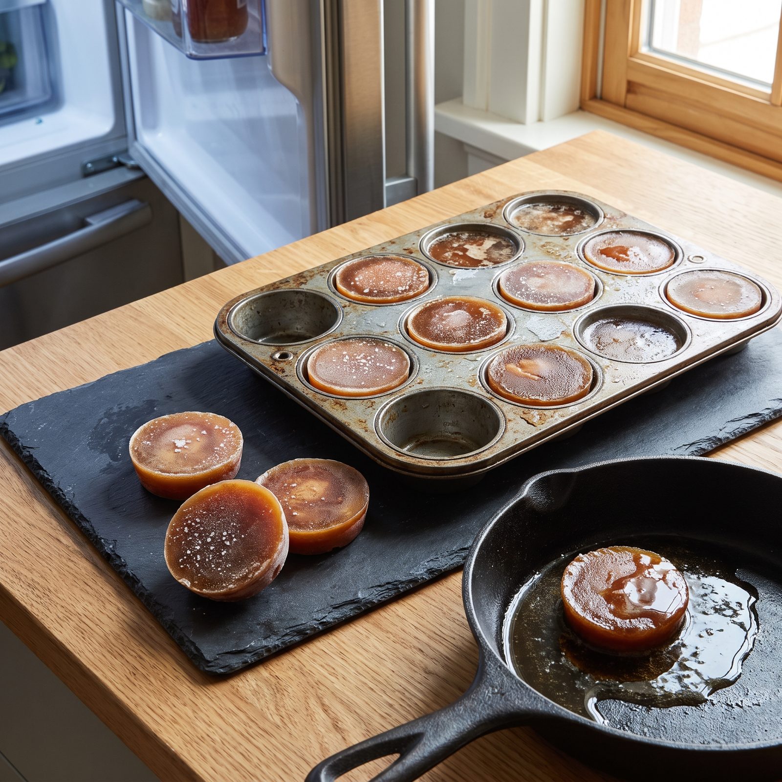 Freeze Pan Drippings Into Instant Flavor Coins