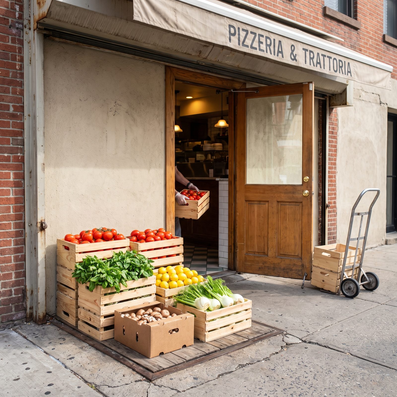 Fresh Produce Is Being Delivered Through the Front Door