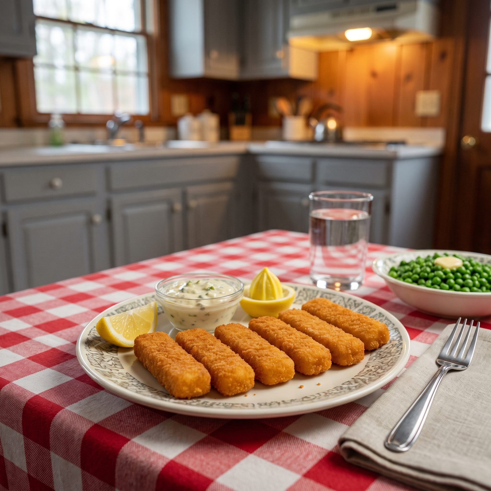 Friday: Oven-Baked Fish Sticks With a Spoonful of Tartar Sauce