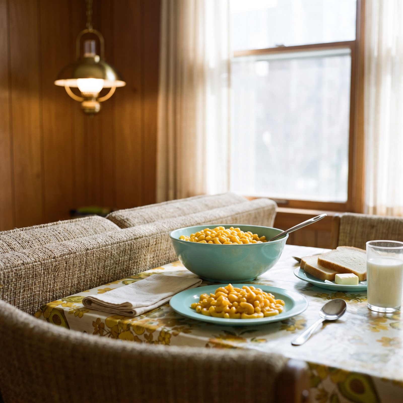 Friday's Boxed Macaroni and Cheese, Stirred Bright Orange