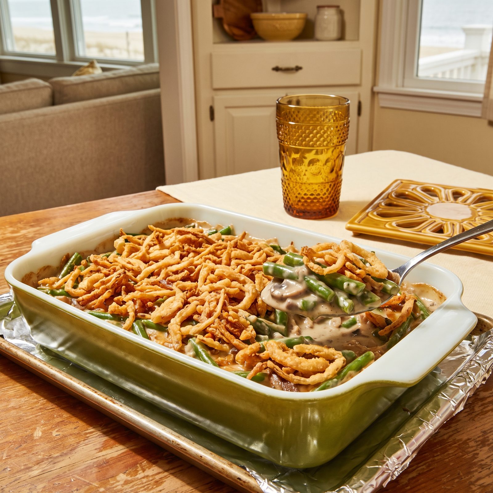 Green Bean Casserole With Fried Onions