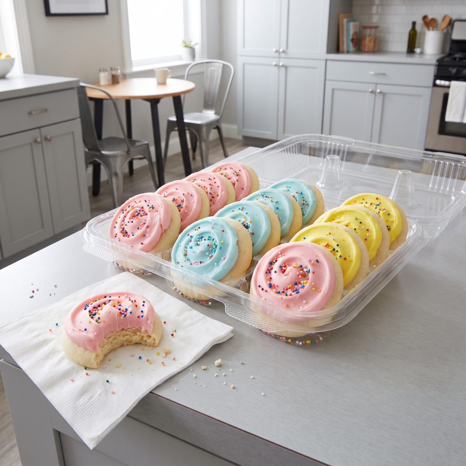 Grocery-Store Sugar Cookies Under an Inch of Frosting