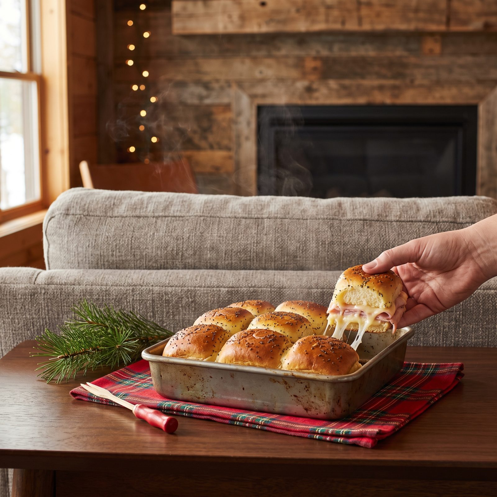 Ham-and-Cheese Sliders Baked in the Pan