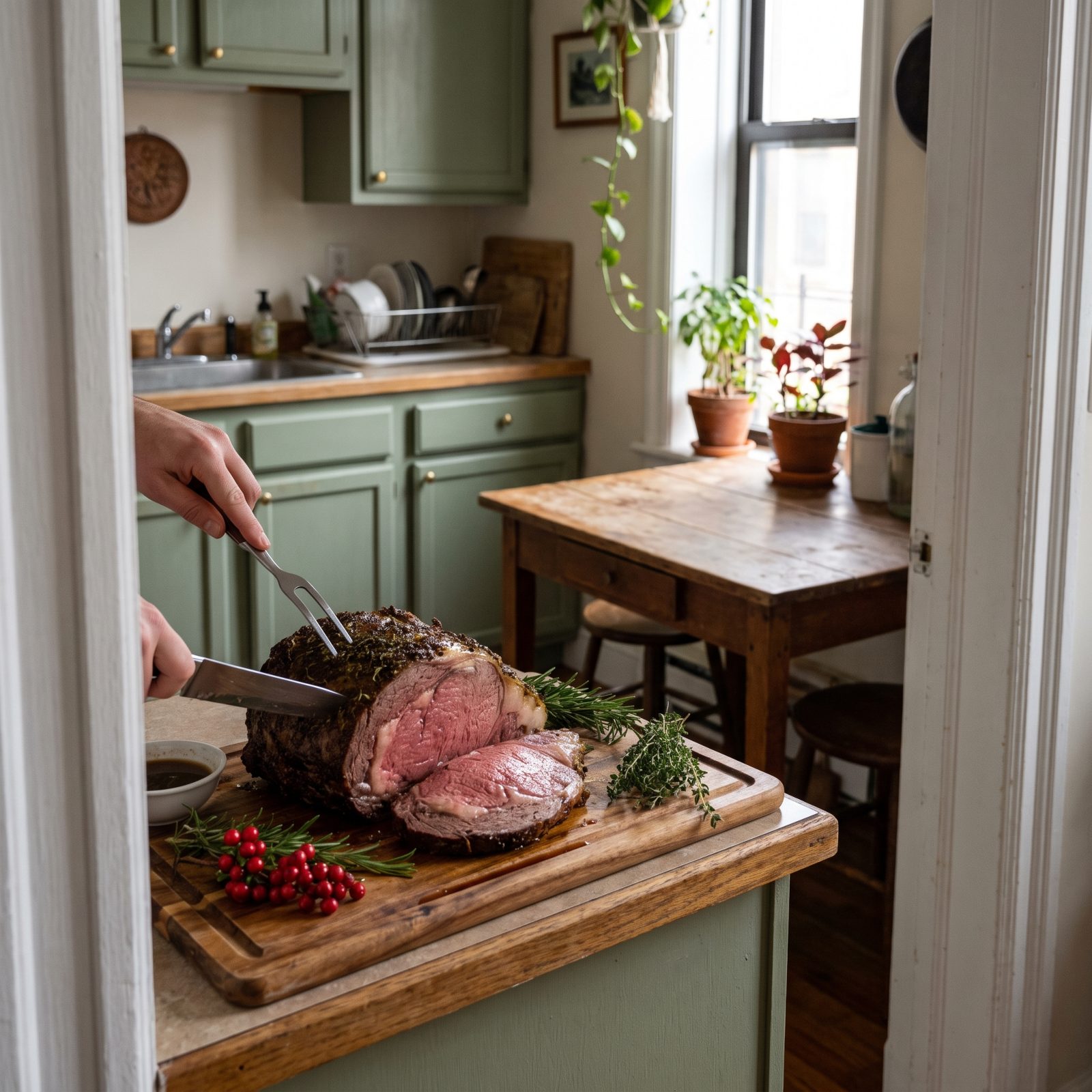 Herb-Crusted Prime Rib