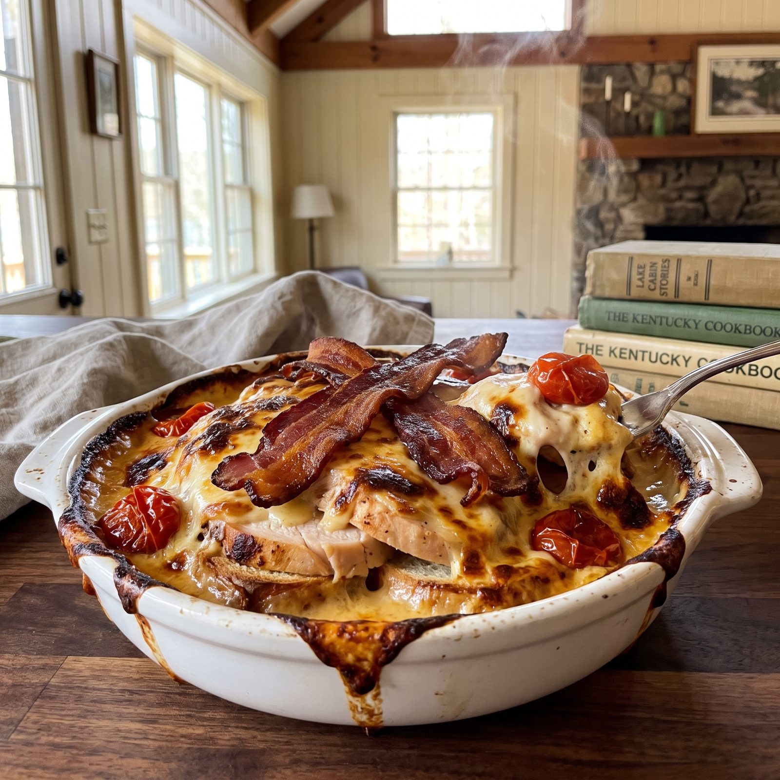 Hot Brown Sandwiches Under Bubbling Mornay